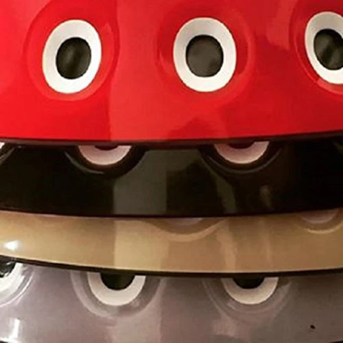 Салатник le murrine, D25 см, красный