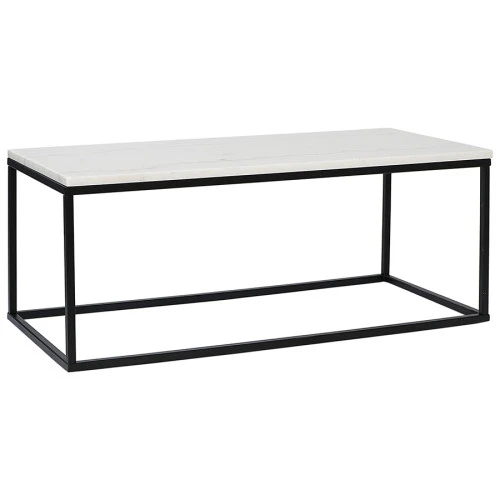 Столик журнальный mayen, 90х40 см, белый/черный