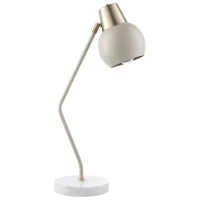 Лампа настольная rond, D18х60 см, бежевая