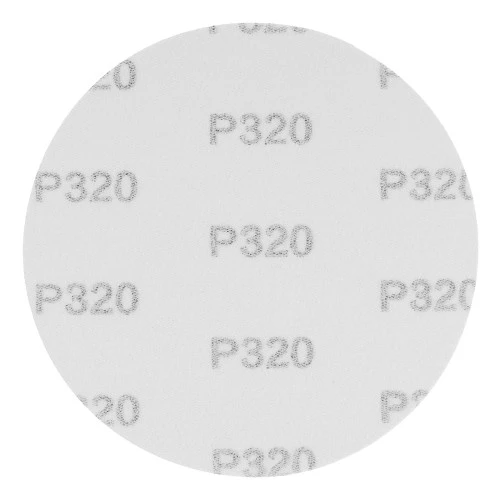 Круг абразивный на ворсовой подложке под "липучку", P 320, 125 мм, 10 шт Matrix