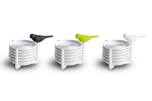 Набор подставок под чашки sparrow, белый