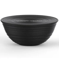 Миска с крышкой tierra, D30 см, черная