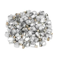 Хомуты металлические, Стандартное болтовое крепление 8-12 мм, 100 штук в упаковке, ширина 9 мм Сибртех