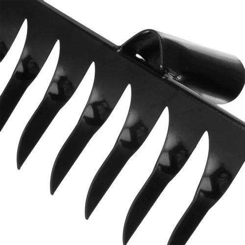 Грабли стальные, 300 мм, 12 витых зубьев, без черенка, Сибртех