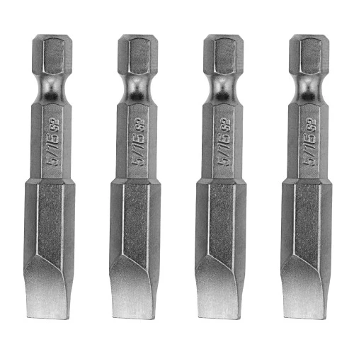 Набор бит, SL5/16"x2", 4 шт. Denzel