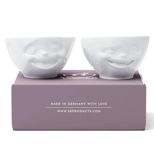 Набор чаш laughing & winking, 200 мл, белый, 2 шт.