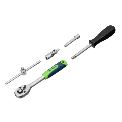 Набор инструментов, 1/4", пластиковый кейс, 29 предметов Сибртех