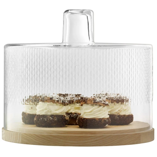 Блюдо сервировочное с крышкой wicker, D29 см