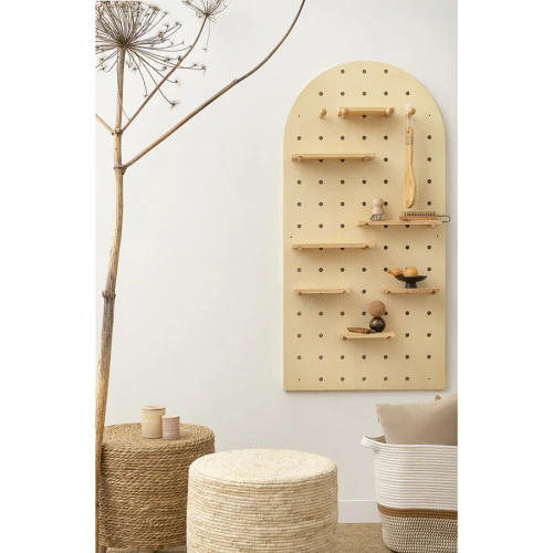 Пегборд shely, 60х120 см, светлое дерево