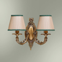 Бра с абажуром 2*14-08.59/8355/2А