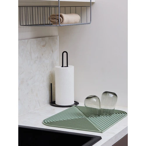 Коврик для сушки посуды dry flex, 34,6х44,6 см, шалфей