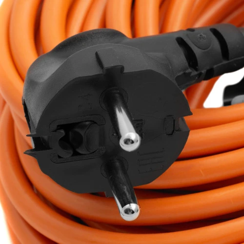 Удлинитель-шнур силовой 30 м, 16А, тип УХ16, ПВС, 1 розетка без заземления Сибртех