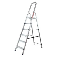 Стремянка усиленная, 6 ступеней, алюминиевая, MTX