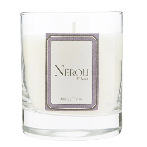 Свеча ароматическая sublime, neroli&basil, 40 ч