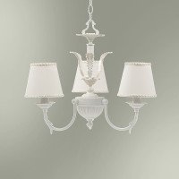 Люстра 3-х рожковая с абажурами 3*14-522.56/6502/3А "Снежная королева"