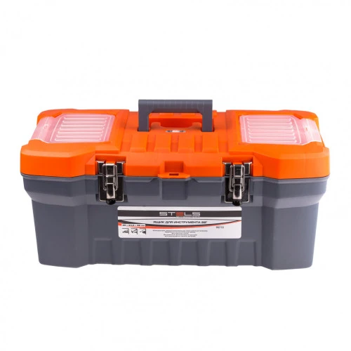Ящик для инструмента с металлическими замками 22", 28 х 23 см, 5 х 56 см Stels