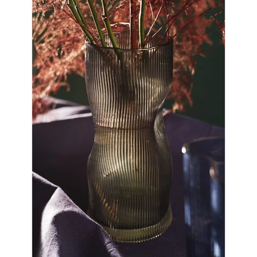 Ваза crumpl, 26 см, черная