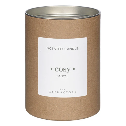 Свеча ароматическая the olphactory, cosy, santal (новая), 40 ч