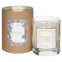 Свеча ароматическая gifting, caramel&apple (новая), 40 ч
