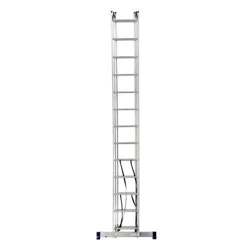 Лестница, 3 х 13 ступеней, алюминиевая, трехсекционная, Сибртех