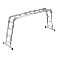 Лестница шарнирная алюминиевая, 4 х 4 ступени, Сибртех