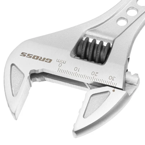 Ключ разводной, 250 мм, CrV, двухкомпонентная ручка Gross