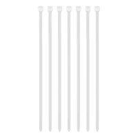 Хомуты, 200 x 4.8 мм, пластиковые, белые, 100 шт Сибртех