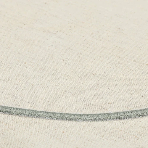 Салфетка под приборы anemone из коллекции trendy ruffles, D40 см, серый