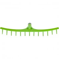 Грабли пластиковые, 655 мм, 13 круглых зубьев, сенные, без черенка, Сибртех