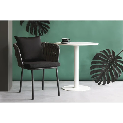 Стол обеденный favian, D70 см, белый