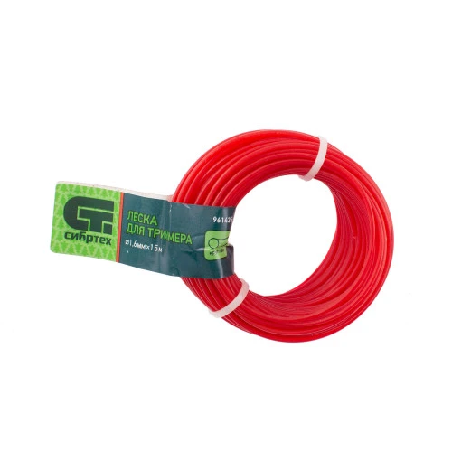 Леска для триммера круглая, 1.6 мм х 15 м, Сибртех