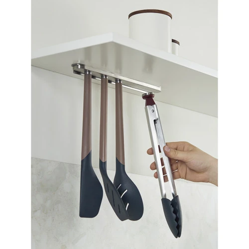 Щипцы кухонные smartchef, 33,5 см, серо-бордовые