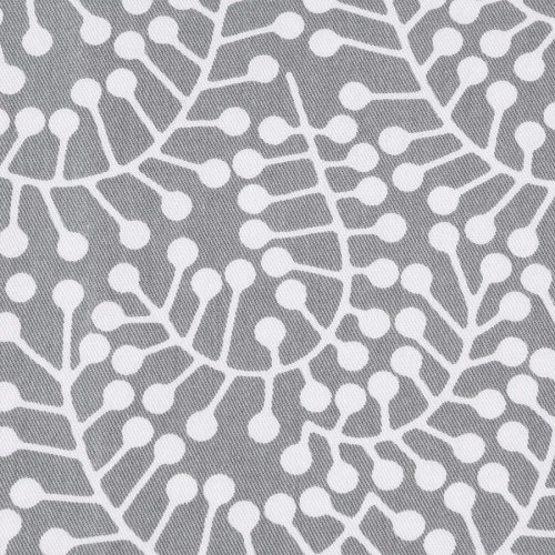 Дорожка на стол серого цвета с принтом Спелая Смородина из коллекции scandinavian touch, 45х150 см