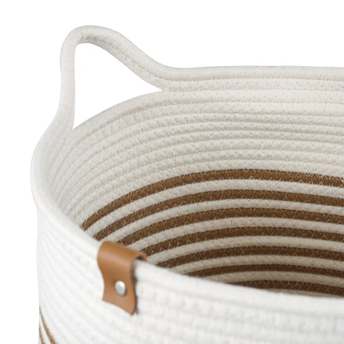 Корзина для хранения thea D35х48 см, бежевая/горчичная