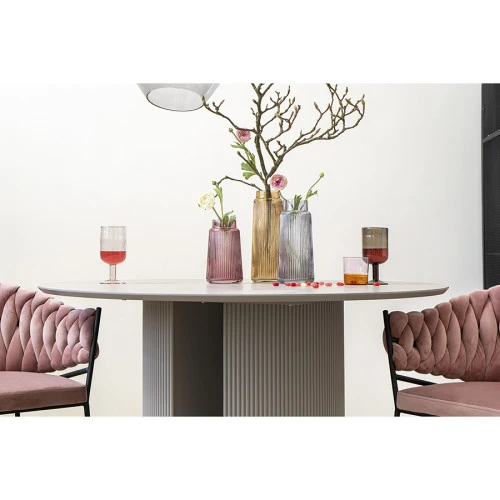 Ваза noemi, 28 см, коричневая