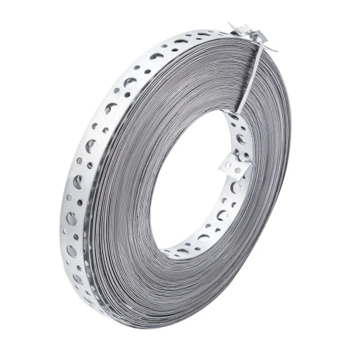 Лента перфорированная, вентиляционная, прямая, 1 мм, LP V, 2 см х 25 м, цинк Сибртех