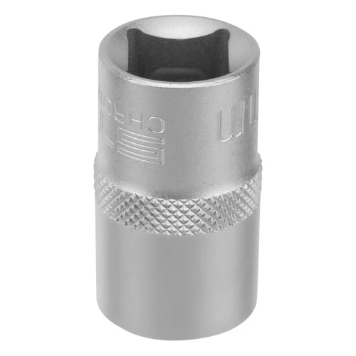 Головка торцевая, 15 мм, шестигранная, CrV, под квадрат 1/2 Stels