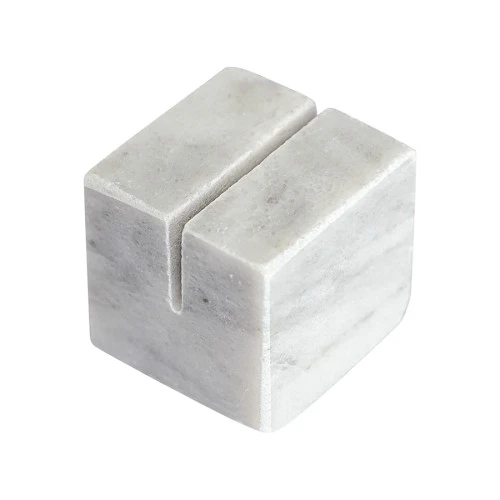 Набор держателей для именных карт marm, белый мрамор, 4 шт.