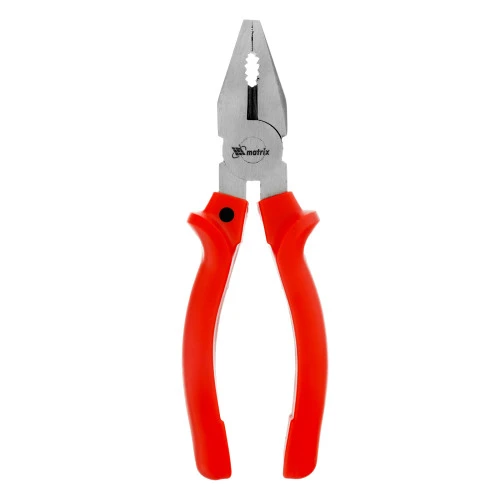 Плоскогубцы комбинированные Standard, 180 мм, шлифованные, пластмассовые рукоятки Matrix