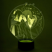 3D светильник  Итачи и Саске последний бой (Наруто)