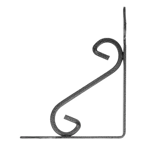 Кронштейн декоративный, 145 х 110 х 25 х 3 мм, темно-серый Сибртех