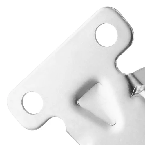 Колесо неповоротное D 75 мм, крепление  платформенное Сибртех