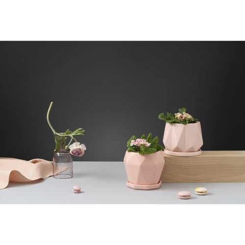 Набор бокалов для вина flowi, 410 мл, розовые, 2 шт.