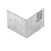 Крепежный уголок равносторонний 2 мм, KUR 60 x 60 x 50 мм Сибртех