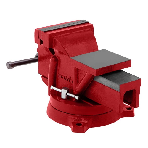 Тиски слесарные, 100 мм, поворотные, с наковальней Matrix