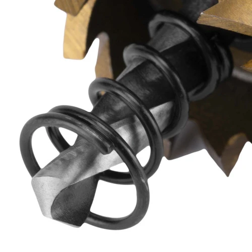 Коронка по металлу HSS, 20 мм, нитридтитановое покрытие Denzel