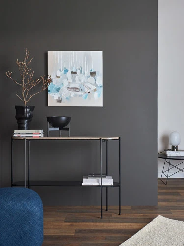 Панно декоративное fleur, 60х60 см, голубое