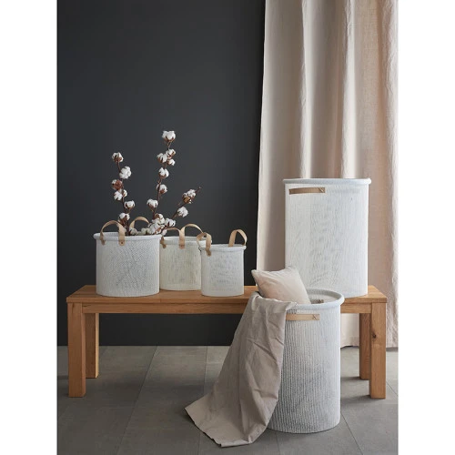 Корзина для хранения sustainable collection, D37х52 см, молочная