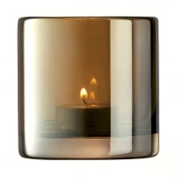 Подсвечник signature, epoque, 8,5 см, янтарь