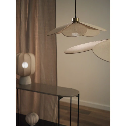 Светильник подвесной kamille, D79 см, бежевый